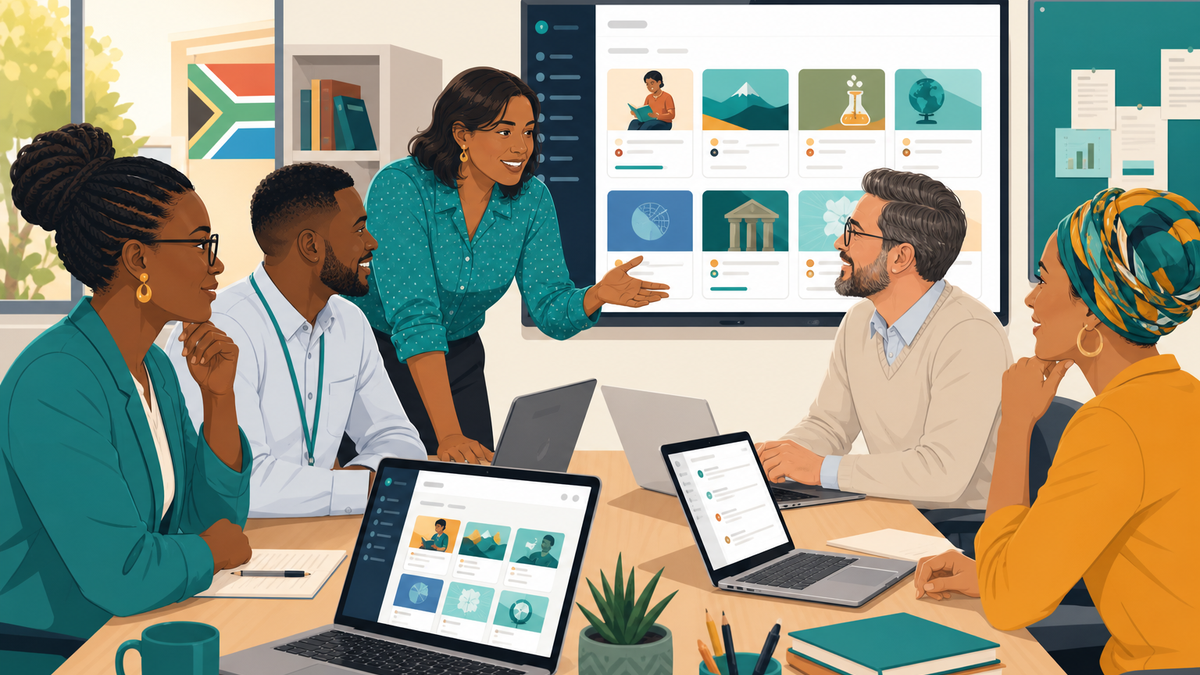 Moodle learning platform for South African schools and programmes